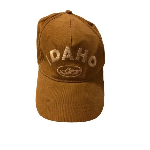 Fahrenheit Other - Fahrenheit Unisex VTG Corduroy Tan Idaho Hat Adjustable Back